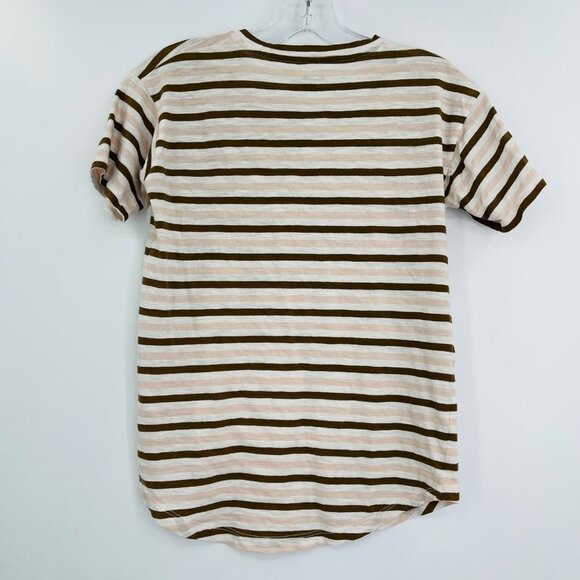 Madewell cotton crewneck tee striped lightweight women’s xs - Picture 3 of 10